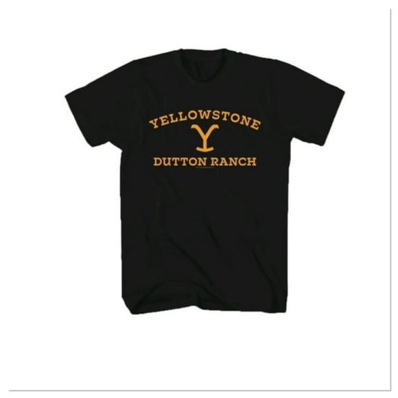 Yellowstone Dutton Ranch Black Graphic T-Shirt - Picture 4 of 4